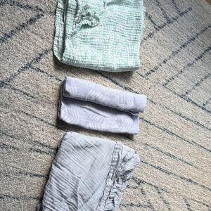 Aden + Anais muslin swaddle blankets